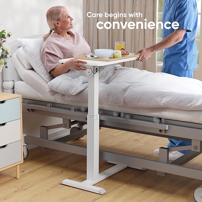 ONKRON Laptop Cart on Wheels, max Load up to 17.6 lbs, Small Rolling Table