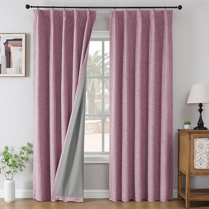 Joydeco Pinch Pleated Curtains