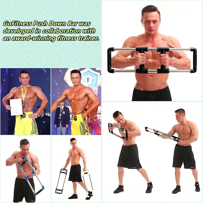 GoFitness Push Down Bar Machine