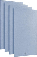 AudioSilk Acoustic Panels, 4 Pack ROOM KIT, Pale Blue