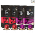Peet's Coffee, Medium Roast Espresso Capsules Variety Pack, Compatible (40CT)