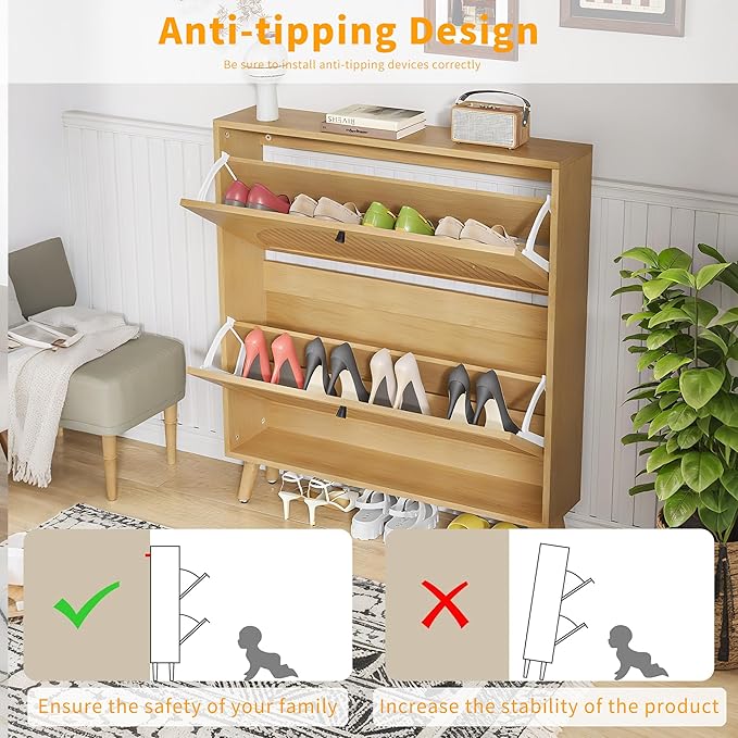 Shoe Storage Cabinet for Entryway