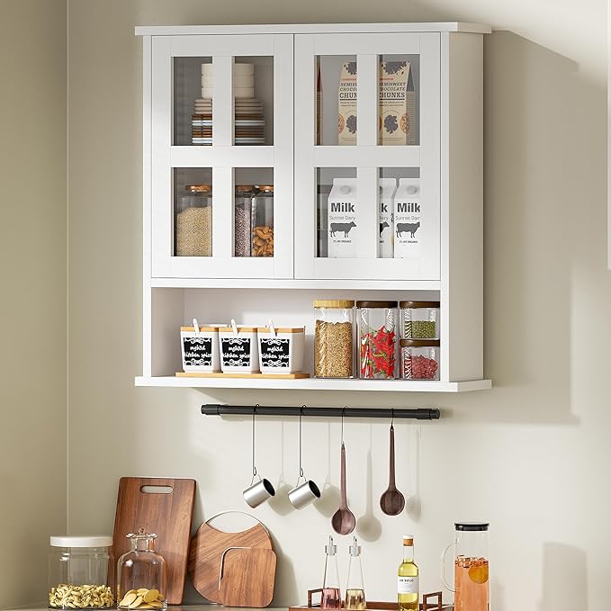 Modern Hanging Bathroom Cabinet, Sturdy Wooden Medicine Cabinet