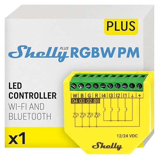 Shelly Plus RGBW PM | WiFi Smart Remote Control