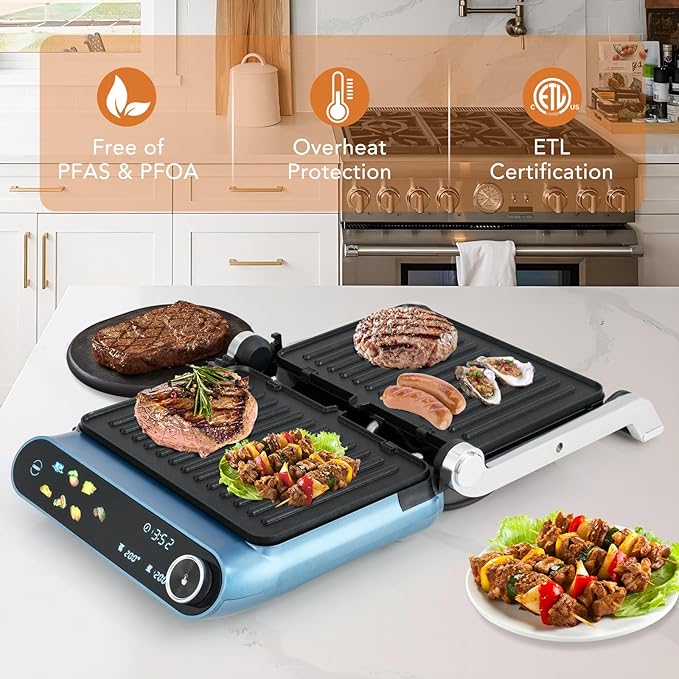 Giantex Panini Press Sandwich Maker, Electric Indoor Grill