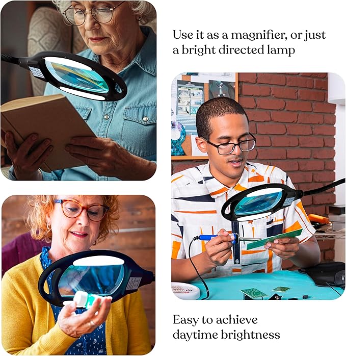 Brightech LightView Pro Magnifying Floor Lamp