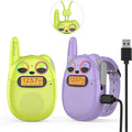 Qniglo Walkie Talkies for Kids Rechargeable 2 Pack, Christmas Birthday Gifts