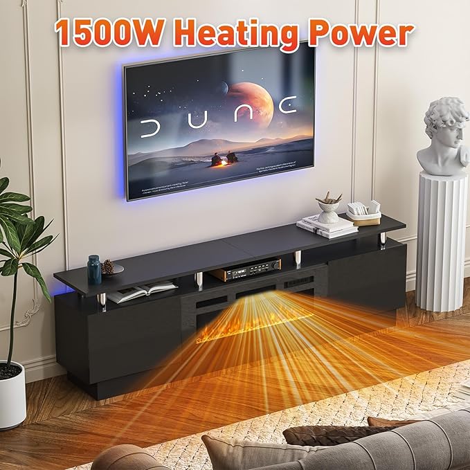 oneinmil Fireplace TV Stand