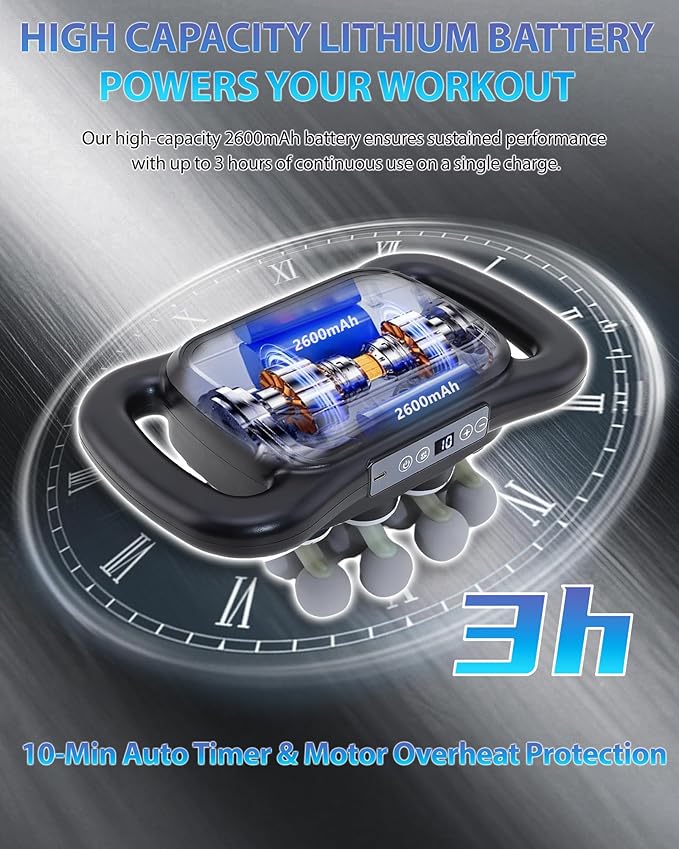 16-Head Massage Gun, Deep Tissue Percussion Massager