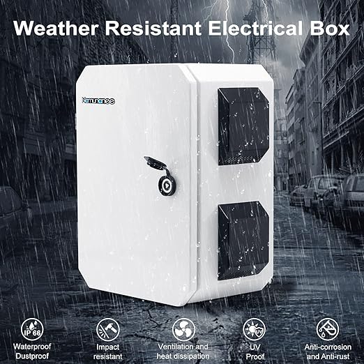 Outdoor Electrical Box, Cold-Rolled Steel Plate, Aluminum Alloy Back Beam