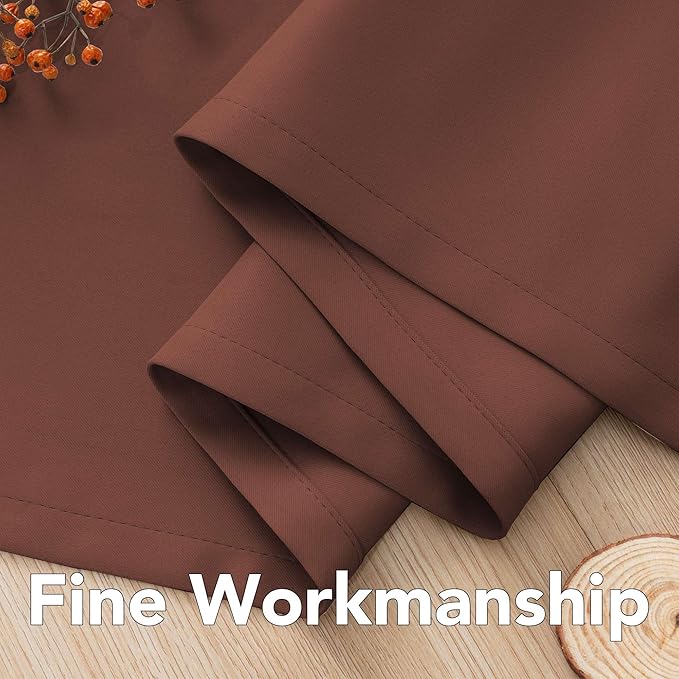 H.VERSAILTEX Thermal Insulated Blackout Window Panels Microfiber (Set of 2)
