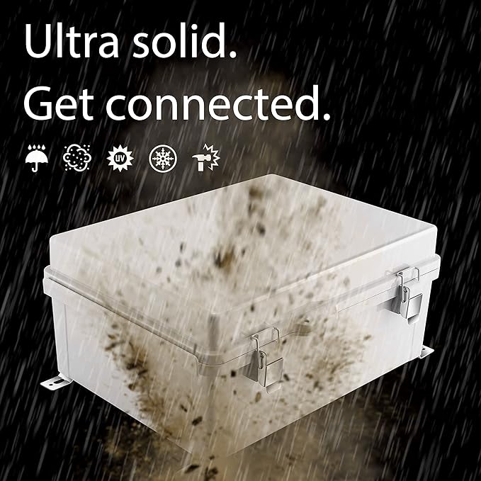 Gratury Junction Box, IP67 Waterproof Plastic Enclosure