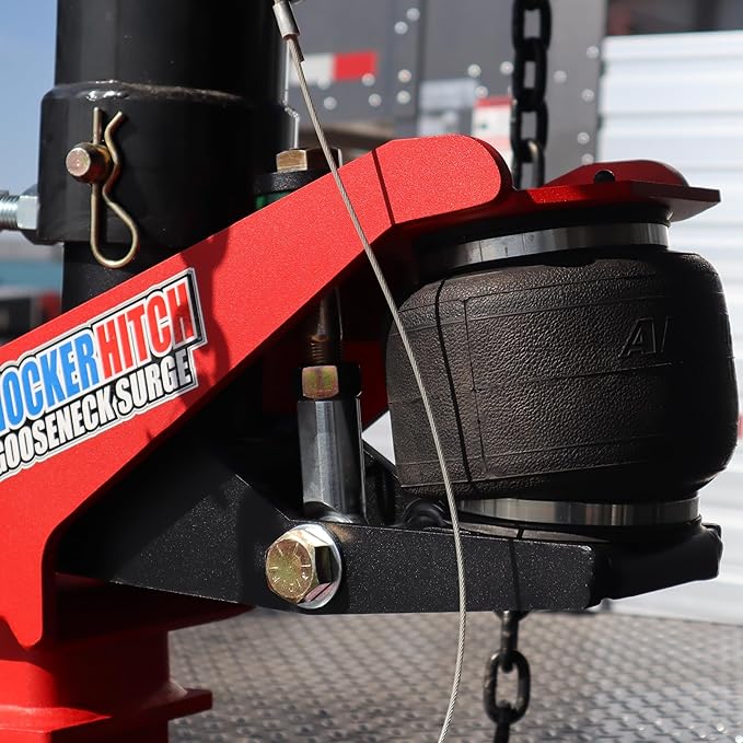Shocker 30K Gooseneck Surge Air Hitch & Shift Lock Coupler
