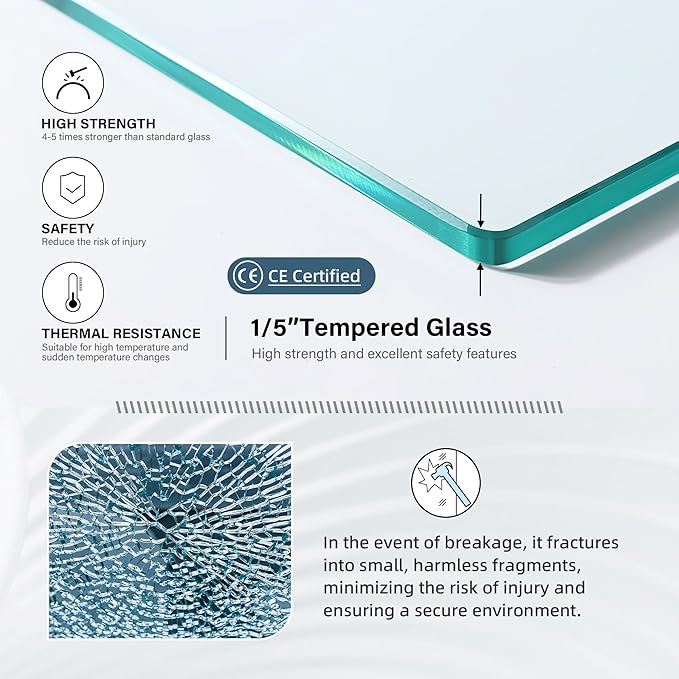 Goodyo 46 in. W x 72 in. H Bathroom Shower Glass Door Framed Tempered Clear (3-Pieces)