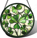 CRISGIF Stained Glass Window Hanging