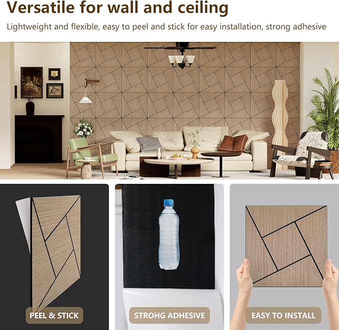 ARMURO 4 Packs Acoustic Wall Panels