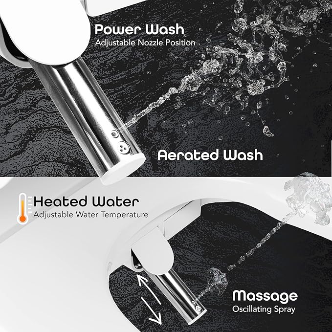BidetMate 3000 Series Electric Heated Bidet Smart Toilet Seat