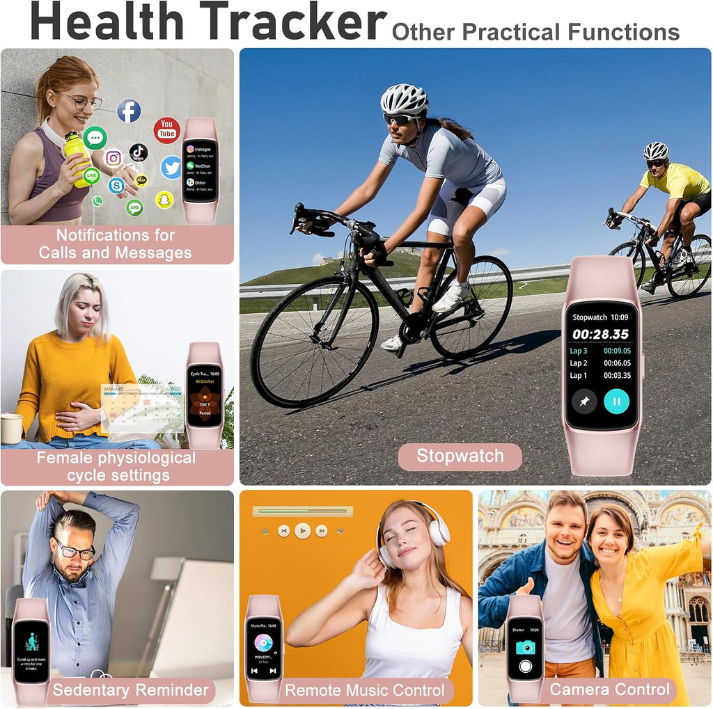 fitness tracker with 24/7 heart rate, blood oxygen, package contents