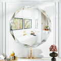 Suidia Bathroom Mirror, Frameless Bathroom Mirror