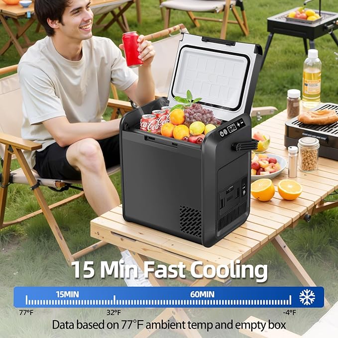 Car Refrigerator Freezer, 22QT Car Fridge Compressor Cooler