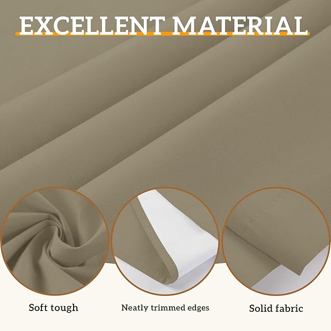 100% Blackout Curtains 63 Inch Length