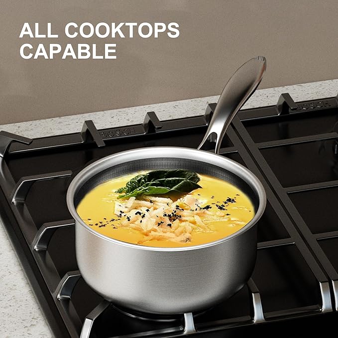 COOKER KING Sauce Pan Set, 1.5 QT & 2 QT Saucepan