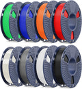SUNLU 250g Filament Bundle 1.75mm, Multicolor 3D Printer Filament