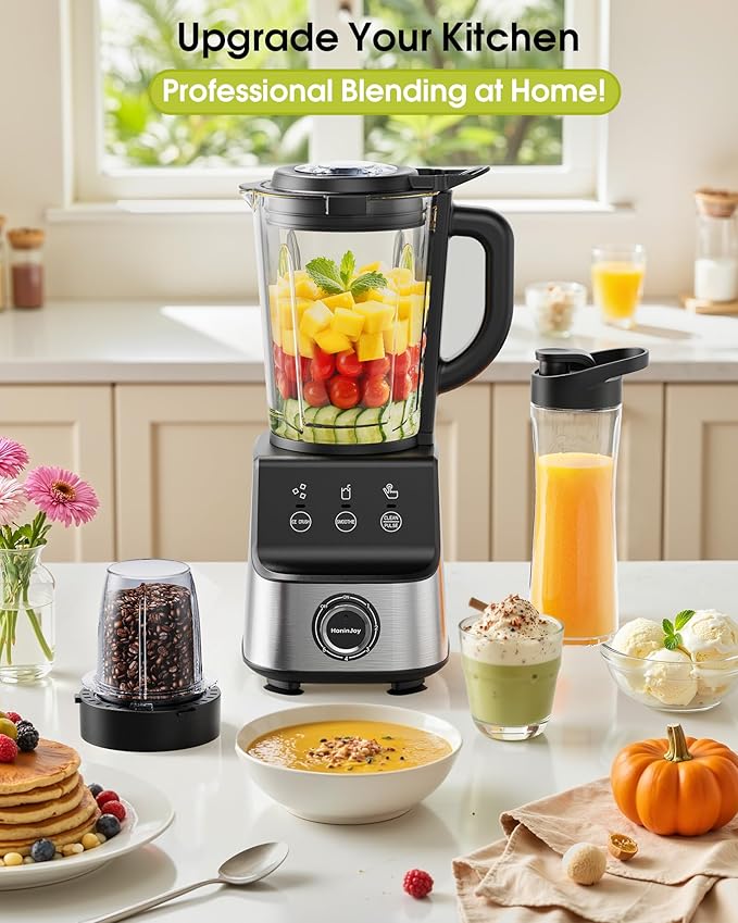 Countertop Blenders for Kitchen, 1400W Professional Blender for Smoothies