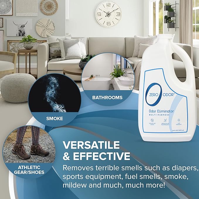 Zero Odor - Multi-Purpose Strong Odor Eliminator (2-Pack)