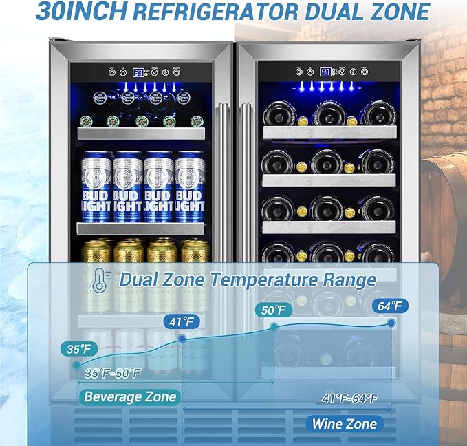 30Inch Wine and Beverage Refrigerator