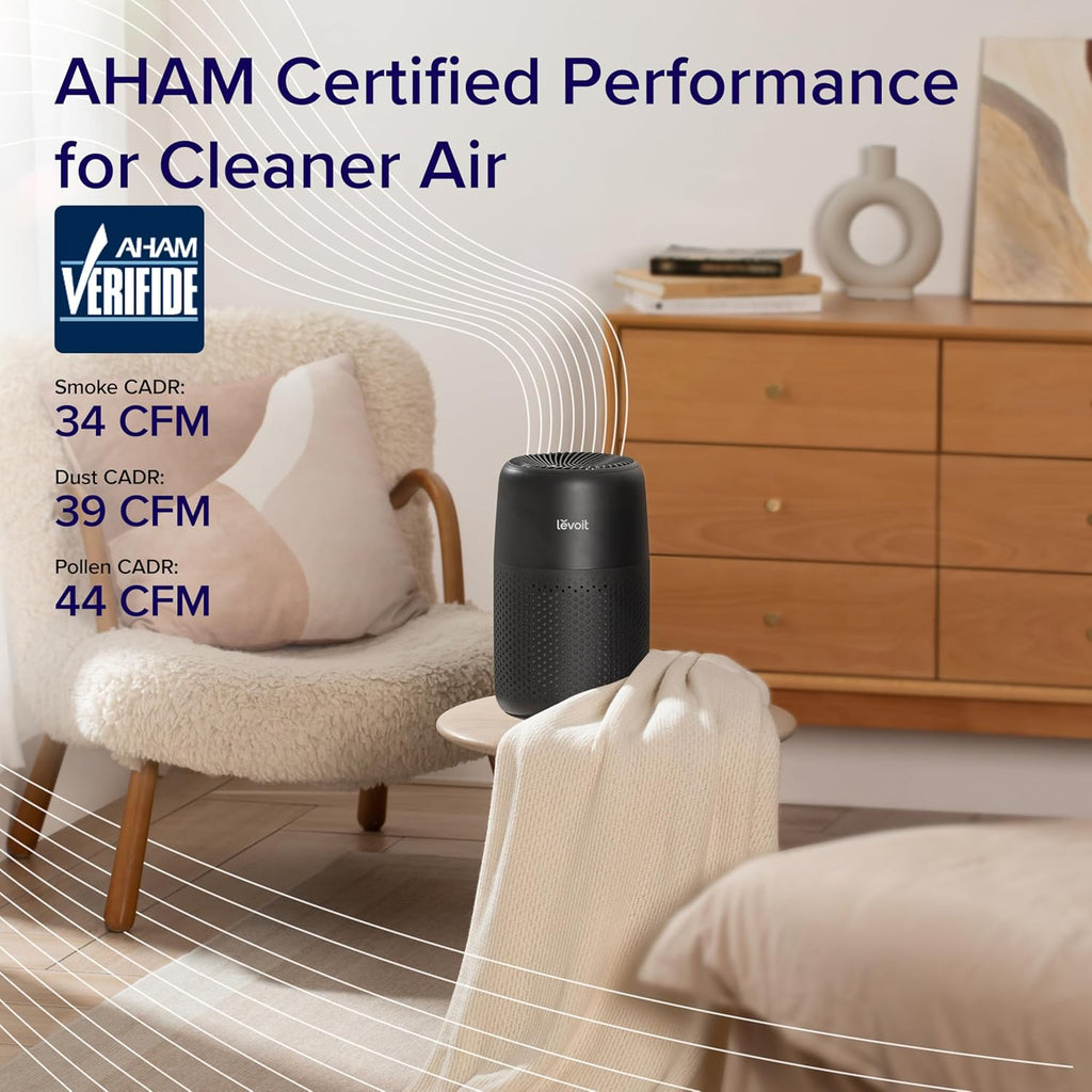 Levoit Air Purifiers for Home Bedroom Dorm Room, Small Quiet Air Purifiers