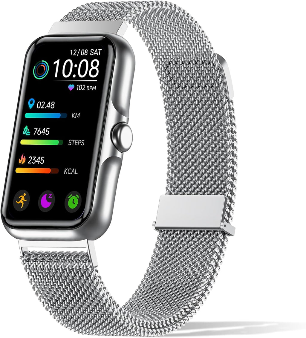 Fitness Tracker with 24/7 Continuous Heart Rate, Blood Oxy-gen Monitor, Smart Watch with Sleep Monitor, IP68 Waterproof Activity Tracker Step Counter for Women Men