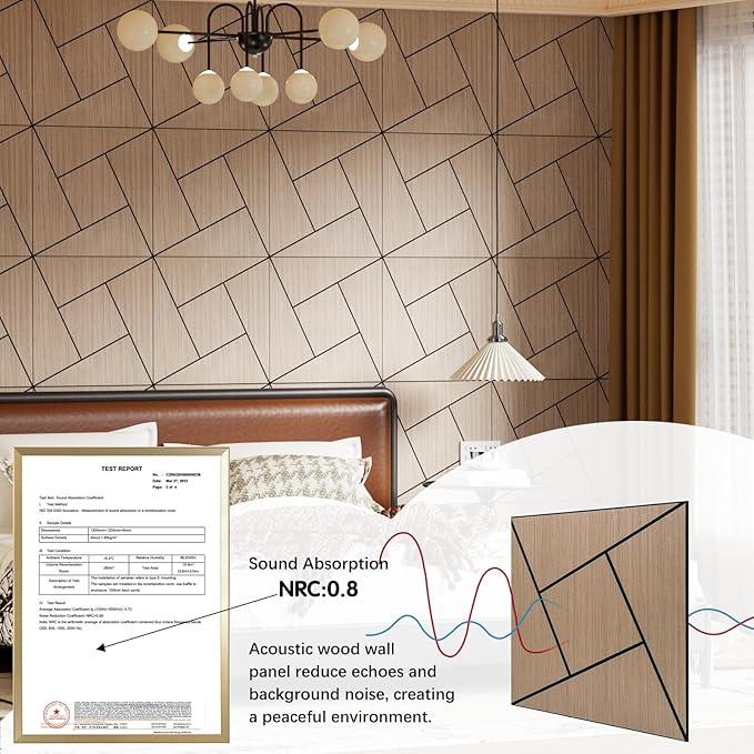 ARMURO 4 Packs Acoustic Wall Panels