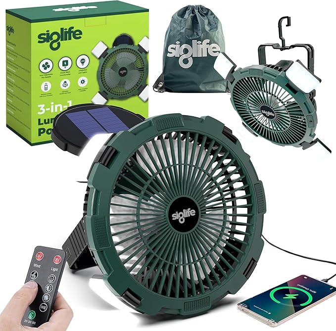 Solar Camping Fan – Camping Fan Solar Powered
