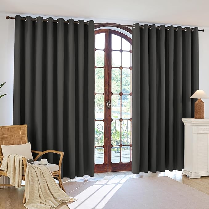 100% Blackout Curtains 95 Inch Length