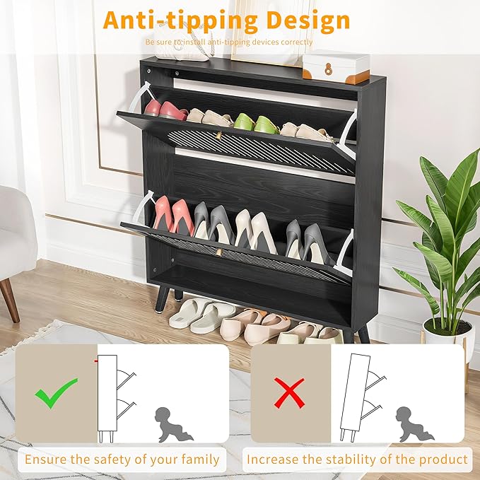 Shoe Storage Cabinet for Entryway