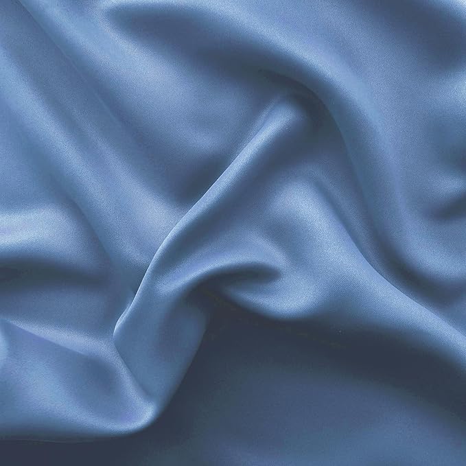DWCN Dusty Blue Blackout Curtains