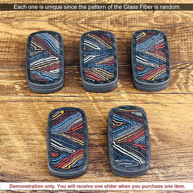 DjuiinoStar Silent Fidget Slider, CNC Machined Free-Floating Push Slider