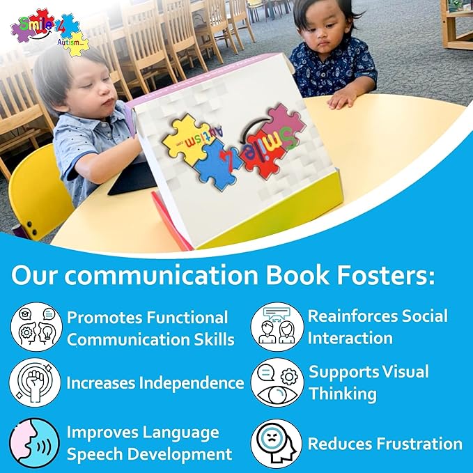 Visual Communication Book, 162 ASD Photo Picture Cards: Autism Language