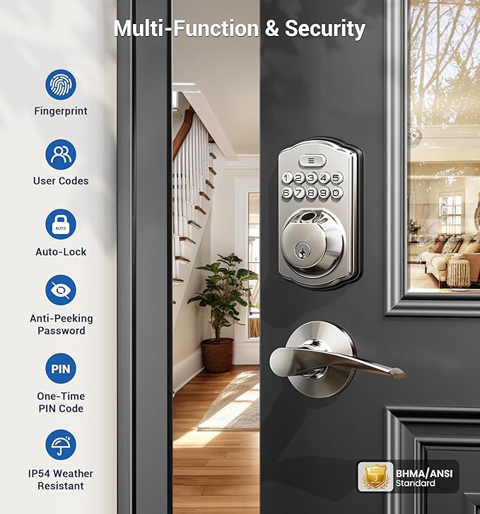 Veise Fingerprint Door Lock