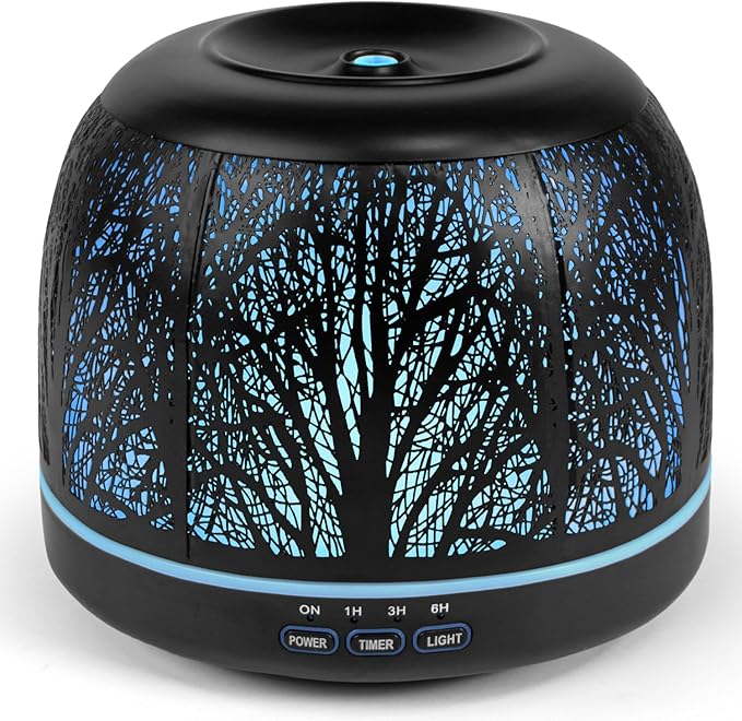 ARVIDSSON 500ml Essential Oil Diffuser, Metal Diffusers