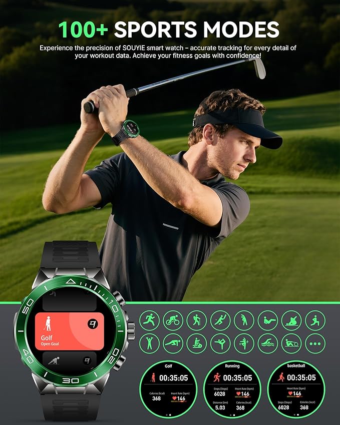 SOUYIE Men's Luxury Smart Watch