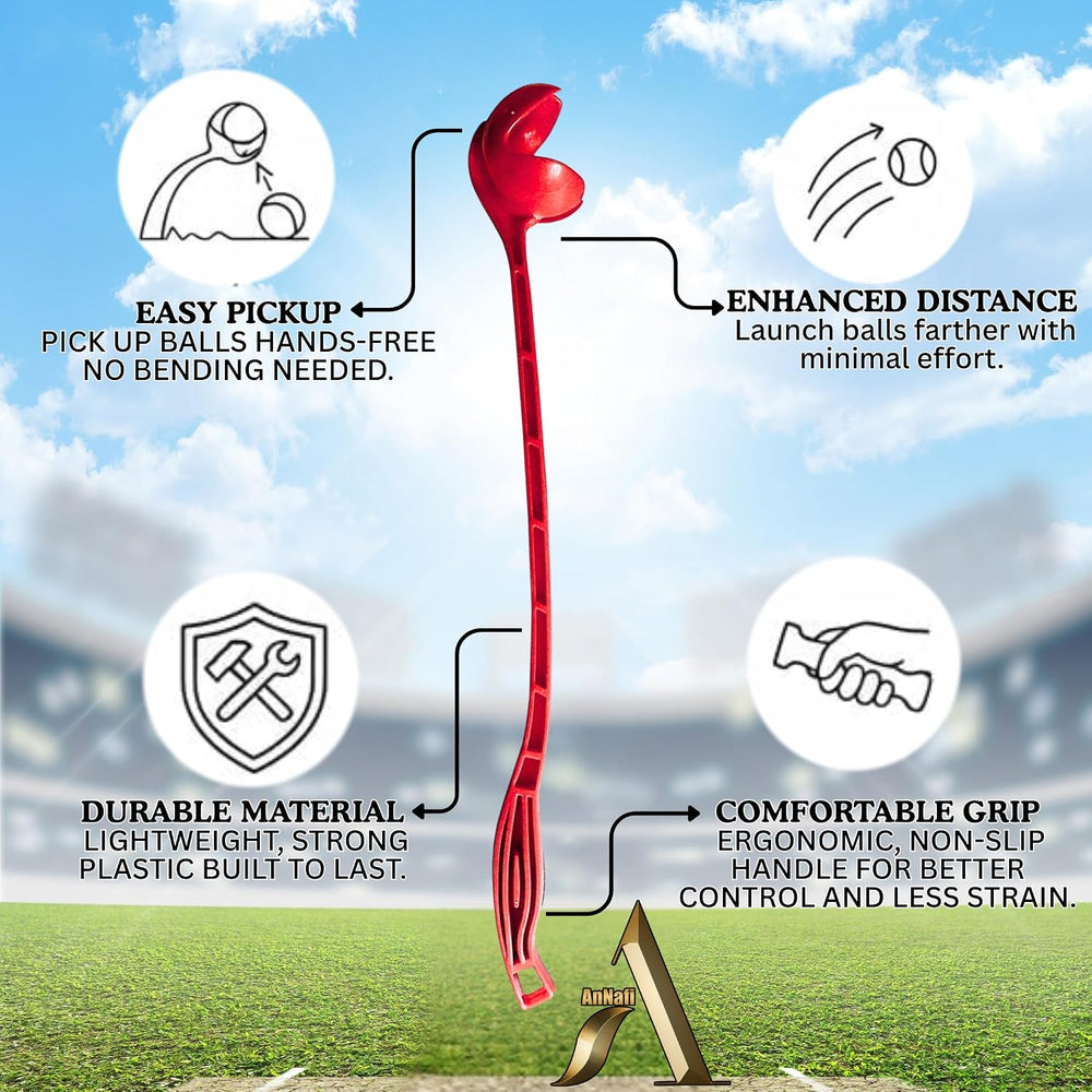 AnNafi® Speed Arm Ball Thrower | Cricket Practice Speed Arm Launcher & Ba...
