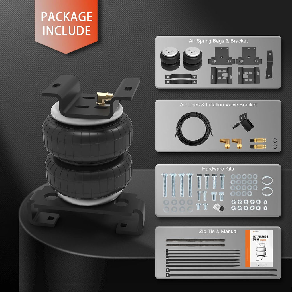 deeagle rear air bags suspension for silverado sierra on a desk or shelf