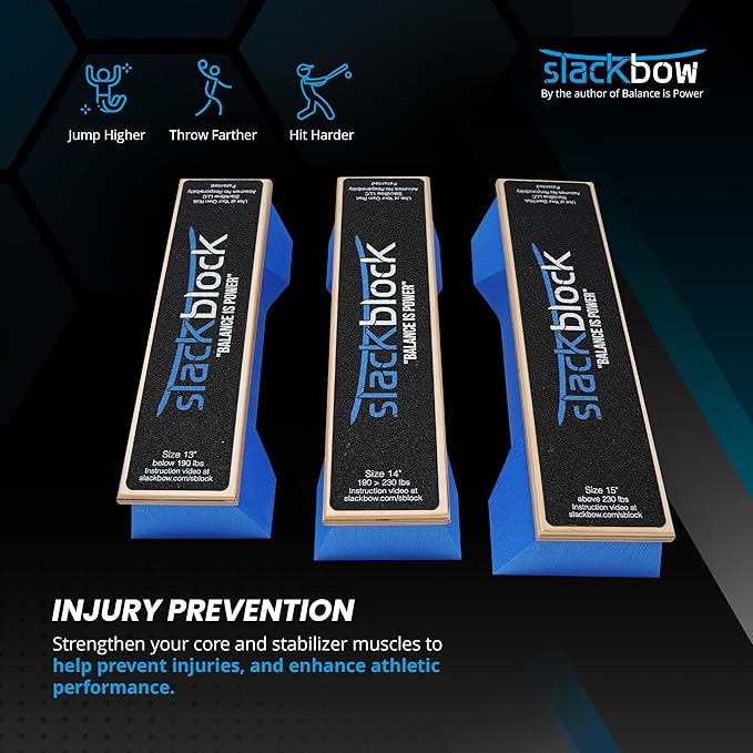 SlackBow SlackBlock Athletic Balance Trainer – Improve Balance, and Athletic