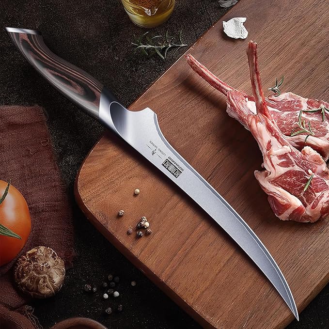 HOSHANHO Fillet Knife 9 Inch, Super Sharp Boning Knife in High Carbon Stainless