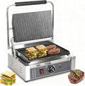 CTJ Commercial Panini Press Stainless Steel Electric Sandwich Maker - 2200W
