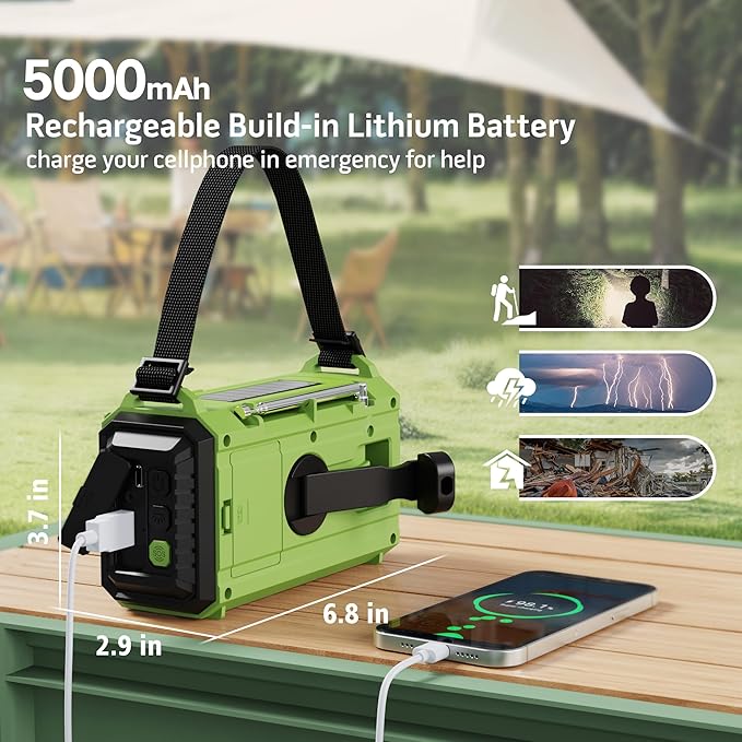 Emergency Radio, 5000 NOAA Weather Radio