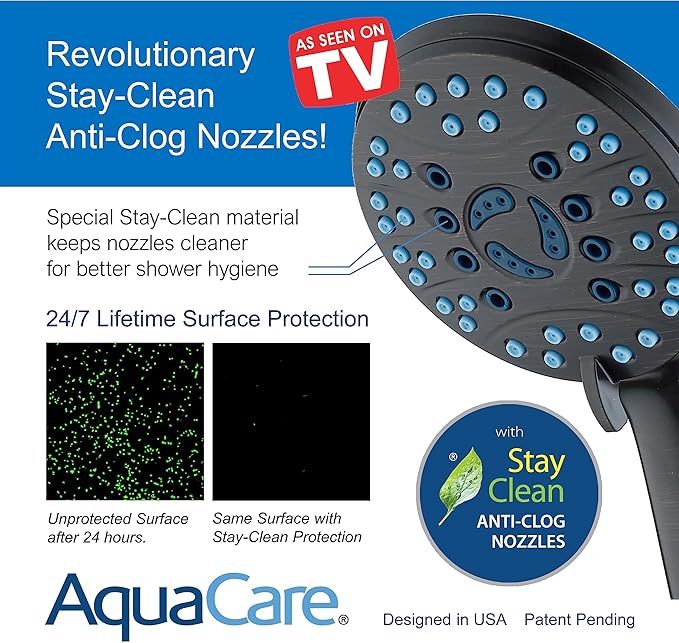 Hotel Spa AquaCare for California As-Seen-On-TV High Pressure Handheld Rain