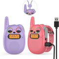 Walkie Talkies for Kids Rechargeable, Christmas Birthday Gifts for Girls Age 3-9